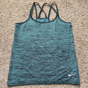 Nike Women's Blue Strappy Tank Top